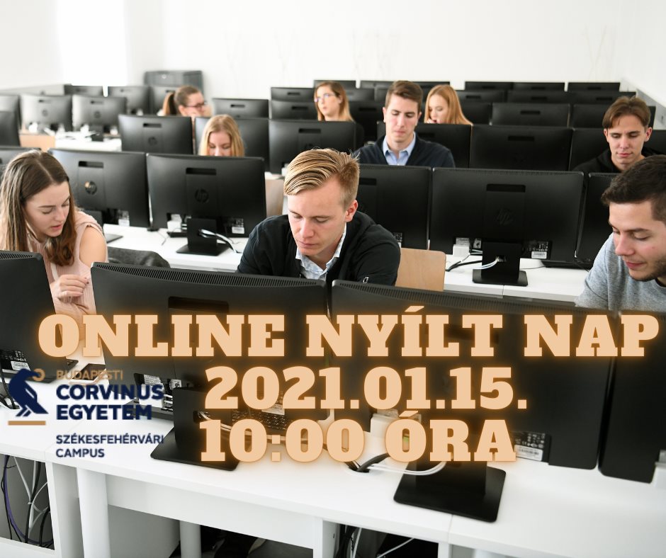 Online nyílt napot szervez január 15-én a Corvinus Székesfehérvári Campusa