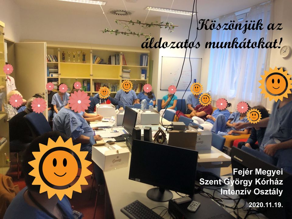 Segít a süti - egészségügyi dolgozók munkáját ismerik el