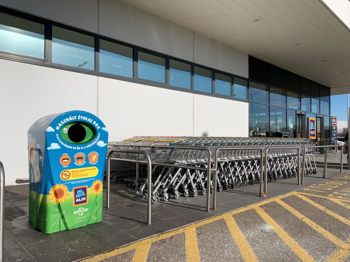 Székesfehérváron is leadható szelektíven a használt étolaj az ALDI-nál
