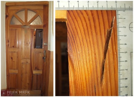 Baltával verte a szomszéd ajtaját - garázda férfit fogtak el a rendőrök