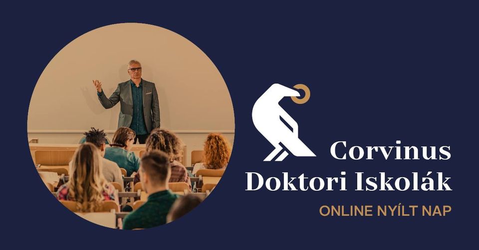Szerezz PhD-fokozatot a Corvinuson! - online nyílt napot tart az intézmény
