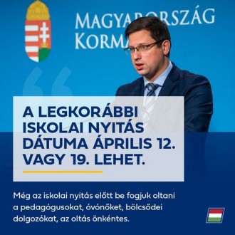 Iskolanyitás - április 12-e vagy április 19-e lehet a dátum