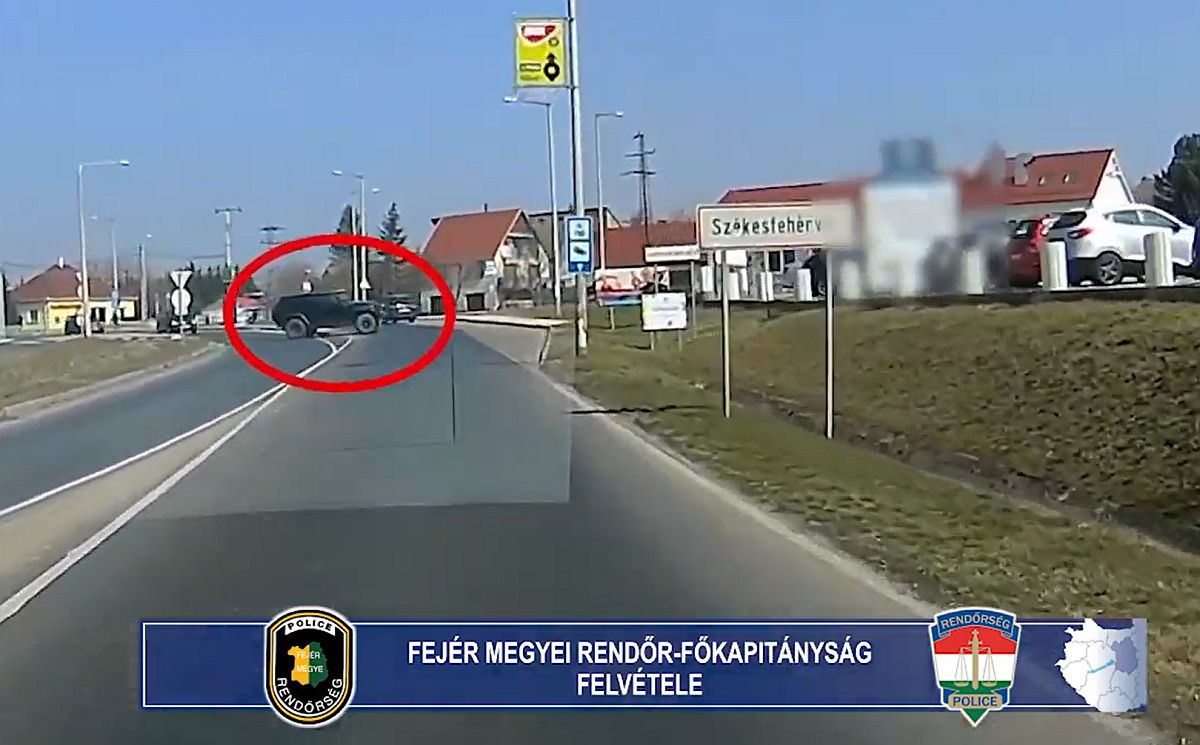 Nem biztonságos megfordulni a forgalomtól elzárt területen - a rendőrök előtt pedig végképp nem az
