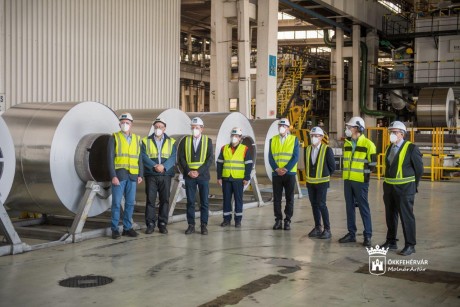 80 éves az Arconic-Köfém Hengermű-Öntödéje - fasort telepítenek az évforduló tiszteletére