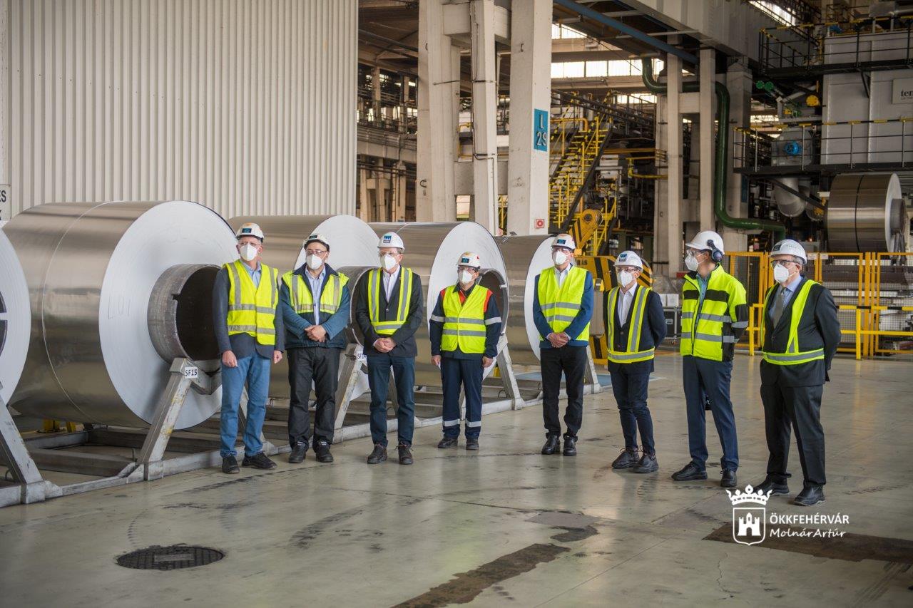 80 éves az Arconic-Köfém Hengermű-Öntödéje - fasort telepítenek az évforduló tiszteletére