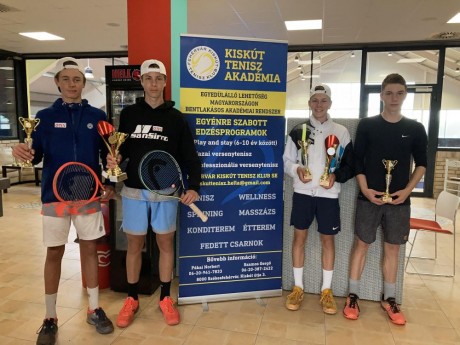 Nívós nemzetközi tornának adott otthont a Kiskút Tenisz Klub