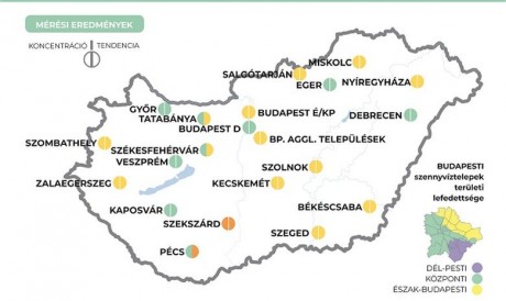 További koronavírus-koncentráció csökkenés jellemezi a szennyvizet