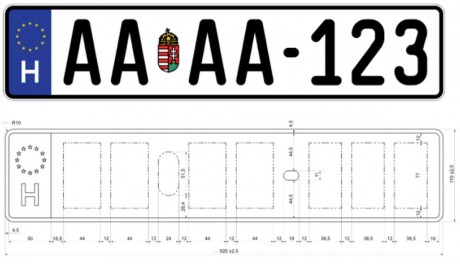 Jövő nyártól egy betűvel hosszabbak lesznek a rendszámok Magyarországon