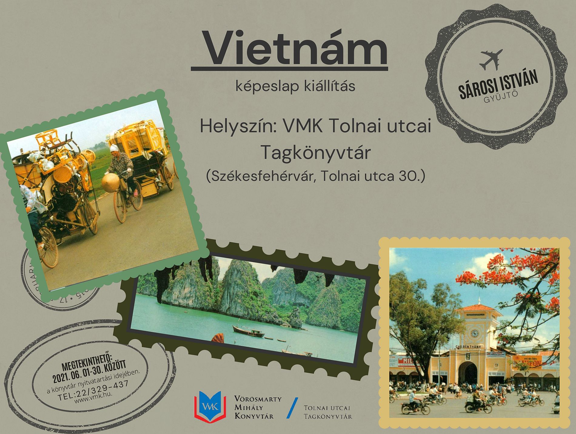 Könyvszobrok, foltvarró remekek és vietnámi képeslapok három tagkönyvtárban