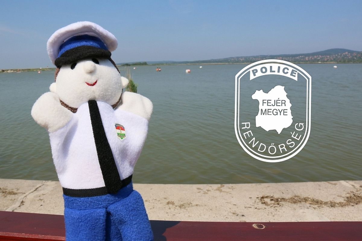 Nyár, biztonság, vízpart - tanácsokkal segít a Fejér Megyei Rendőr-főkapitányság