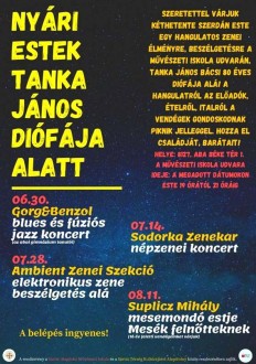 Nyári estek Tanka János diófája alatt - régvolt idők elevenednek meg