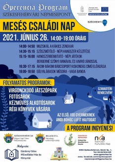 Mesés családi nap lesz szombaton a Székesfehérvári Népmeseponton