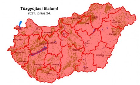 Éjféltől tűzgyújtási tilalom van az egész országban