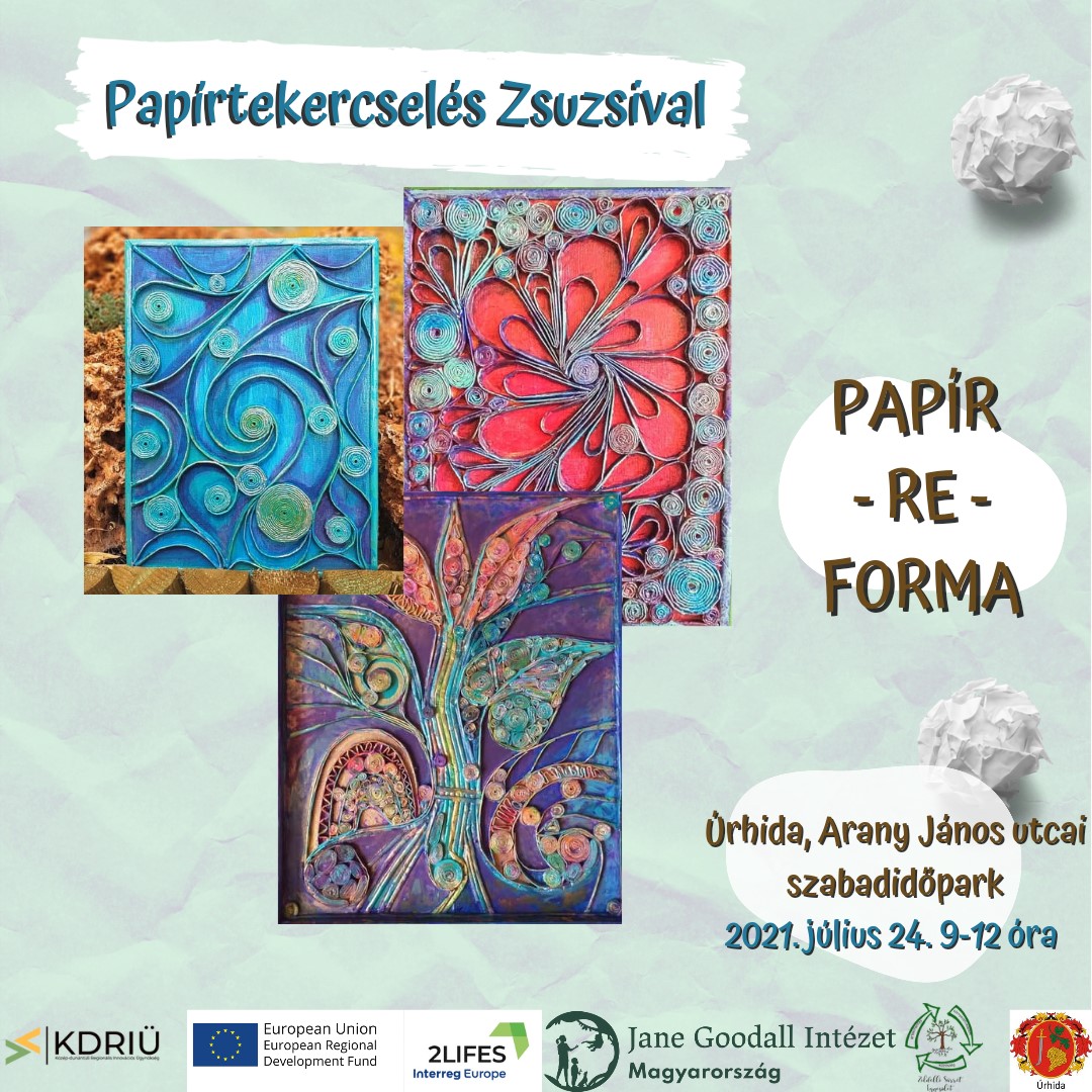 Újrapapíros kreatív délelőtt lesz szombaton Úrhidán