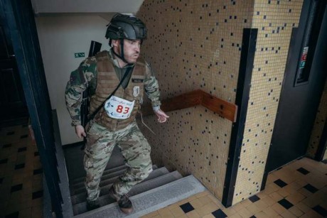 Lépcsőfutásban is jeleskedtek a székesfehérvári katonák