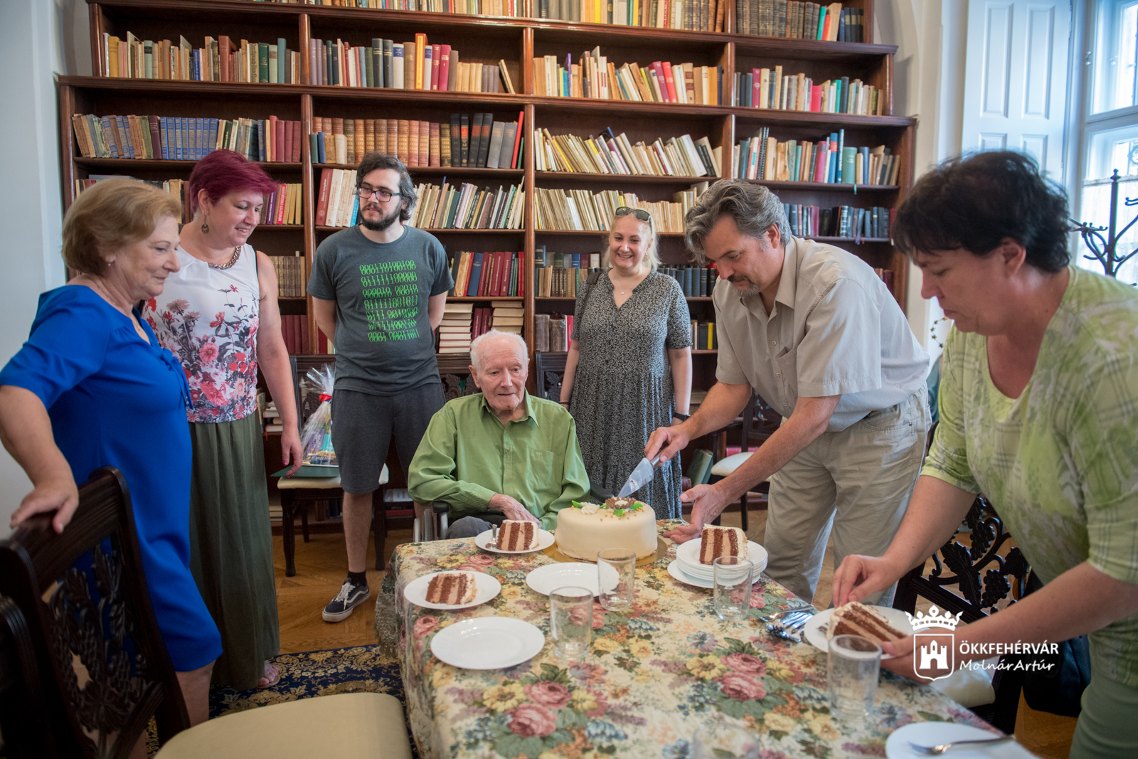 A 90 éves Csepeli Józsefet köszöntötték születésnapja alkalmából