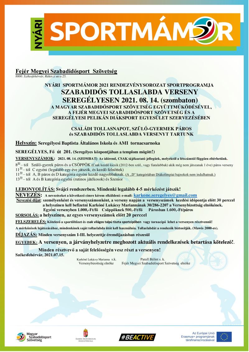 Családi tollasnapot rendeznek augusztus 14-én szombaton