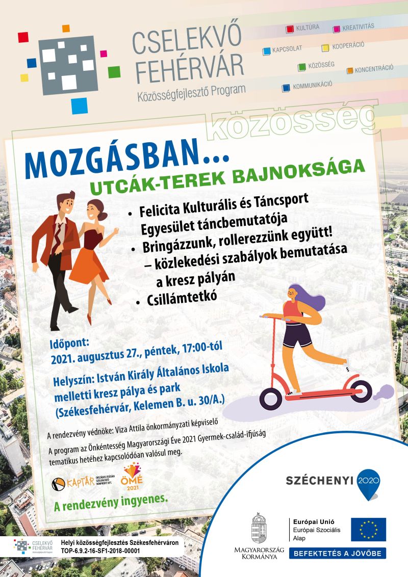 Utcák-terek bajnoksága - közösségi program Palotavárosban