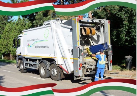 Augusztus 20-án is a megszokott rendben lesz szemétszállítás Fehérváron