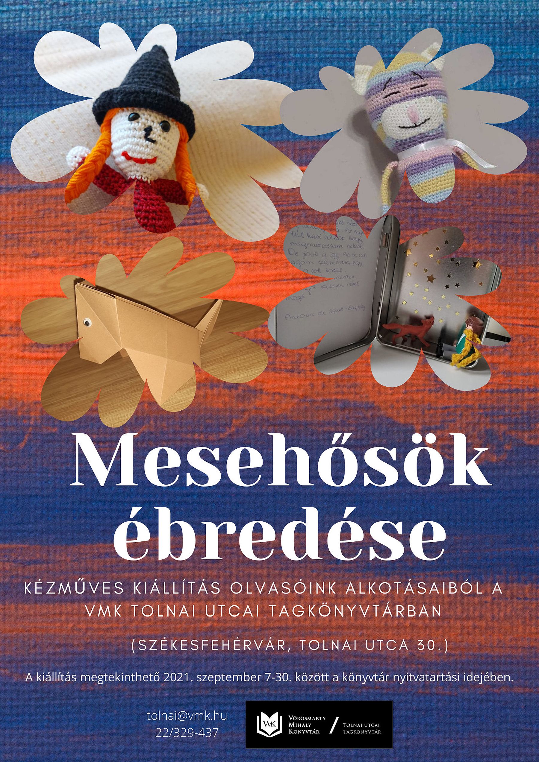 Mesehősök ébredése - kiállítás és pályázat a Tolnai utcai Tagkönyvtárban