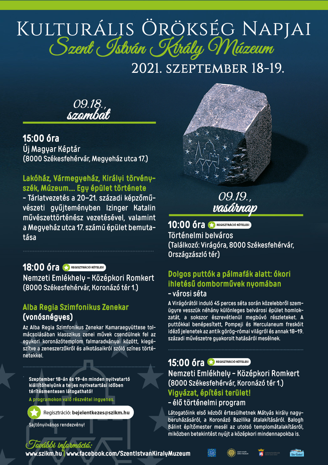 Kulturális Örökség Napjai - már lehet regisztrálni az ingyenes múzeumi programokra