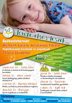 Jövőre elsős leszek! – tájékoztató programsorozat kezdődik a Németh László Általános Iskolában