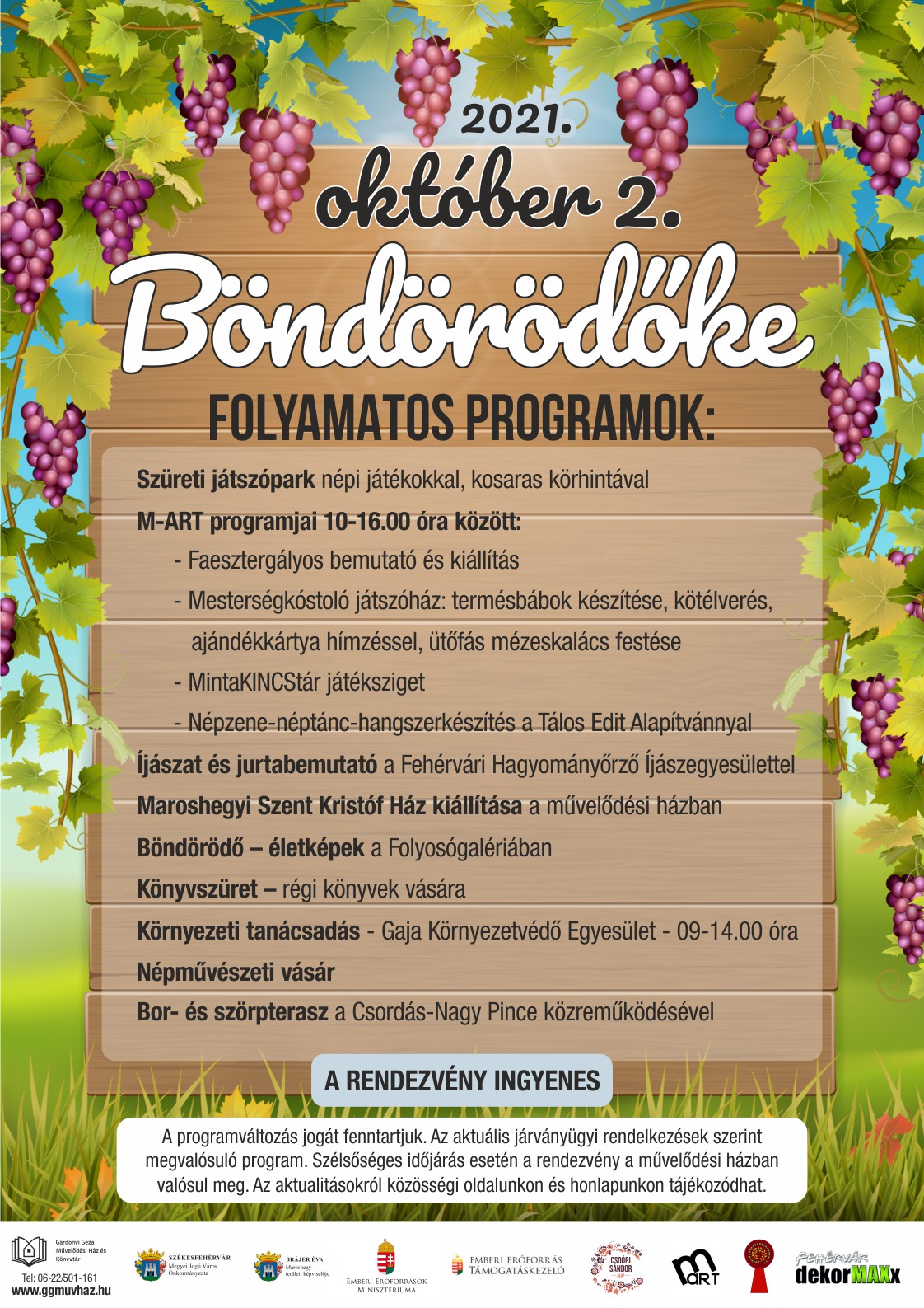 Böndörödőke - idén főzőverseny és esti koncert nélkül, de lesz Böndörödő a Maroshegyen