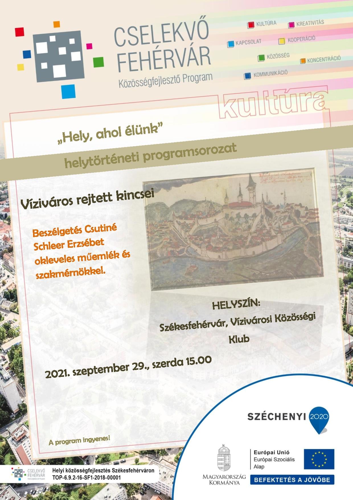 „Hely, ahol élünk” – előadás szerdán Víziváros rejtett kincseiről