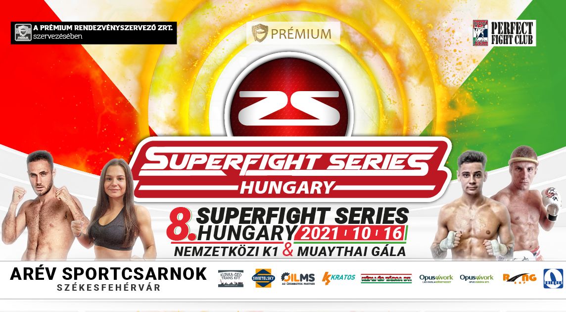 Az ARÉV Sportcsarnokban lesz szombaton a Superfight Series Hungary-gála