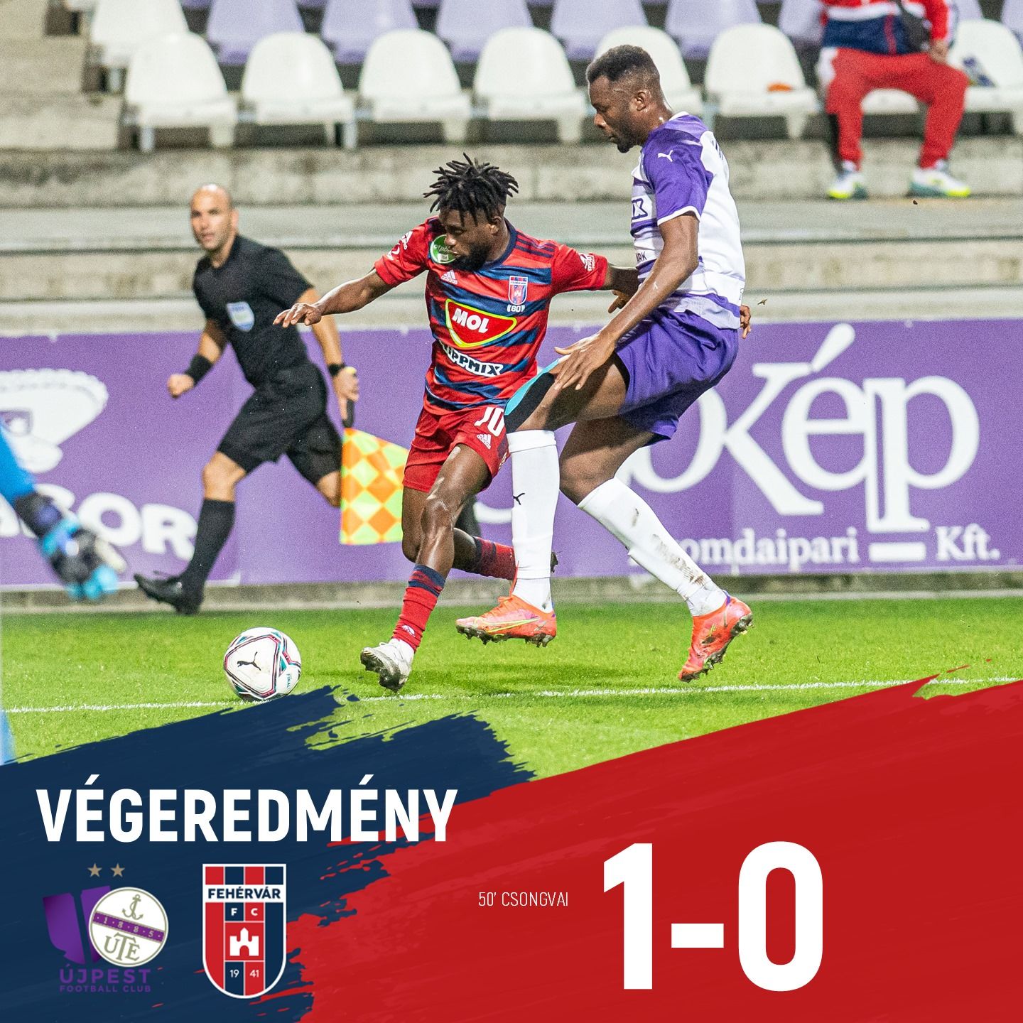 Kikapott pénteken a MOL Fehérvár Újpesten