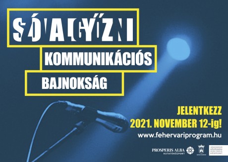 November 16-ig lehet még  jelentkezni a Szóval győzni bajnokságra