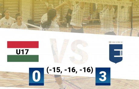 Háromból három: ismét nyertek a MÁV Előre férfi röplabdázói