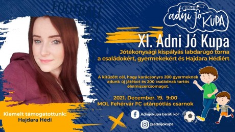 XI. Adni Jó Kupa decemberben - várják a felajánlásokat