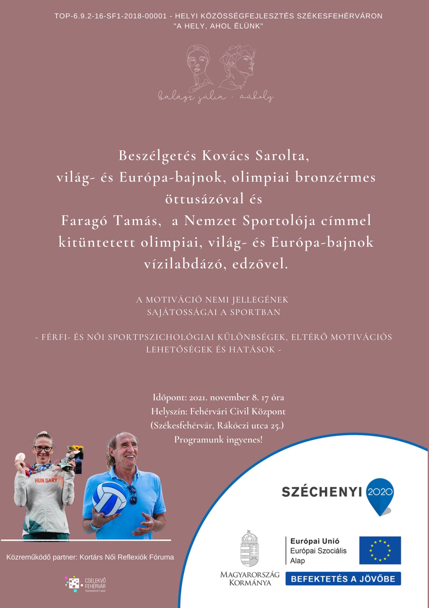 A motivációról beszélget hétfőn Kovács Sarolta és Faragó Tamás