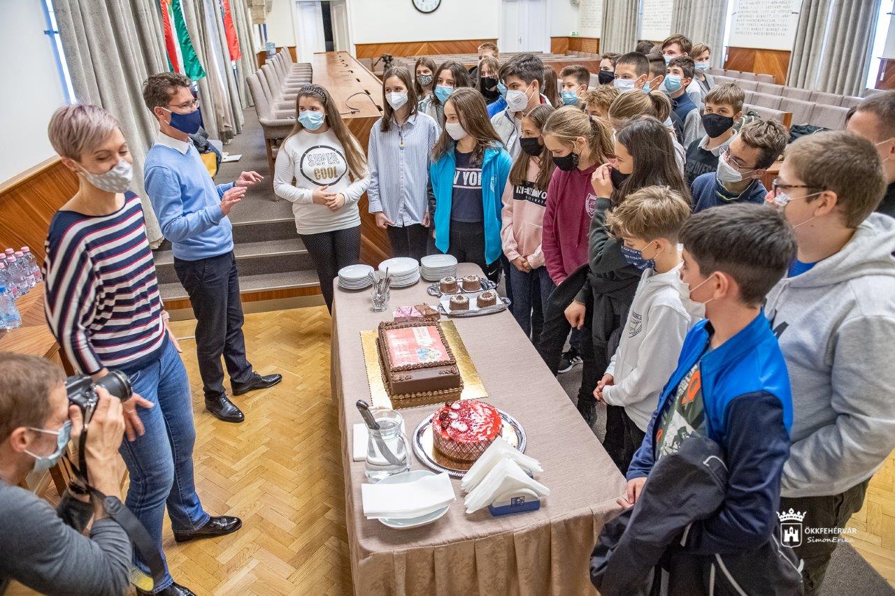 A legmobilisabb osztályt köszöntötték a Városházán