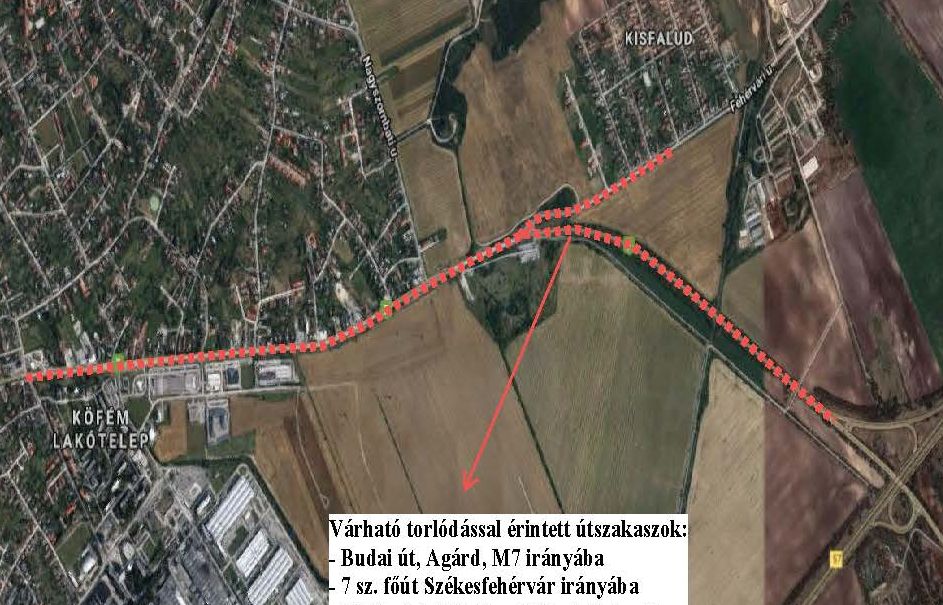 Forgalomkorlátozás lesz hétfőn a 7-es úton - egy napot vesznek igénybe a munkálatok