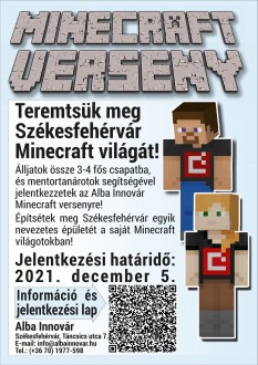 Minecraft versenyt hirdetett az Alba Innovár - Fehérvár ikonikus épületét építik fel