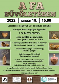 Faesztergályosok kiállítása szerdán a Gárdonyi Géza Művelődési Házban