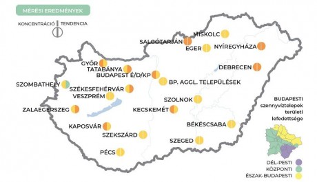 Koronavírus - enyhén emelkedik a szennyvízben a koronavírus-örökítőanyag koncentrációja