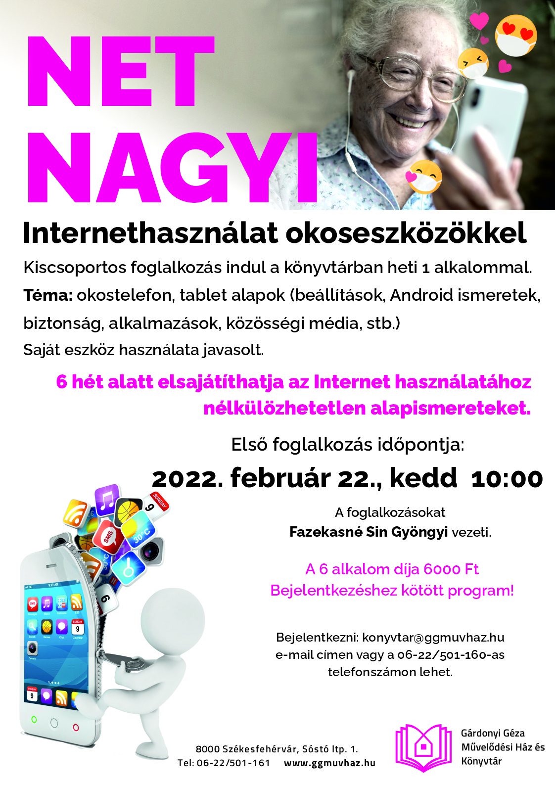 Net Nagyi a Gárdonyiban – február 22-én indul az új kurzus