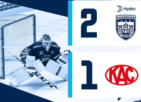 Jégkorong: a Hydro Fehérvár AV19 harmadik győzelmét aratta a héten!