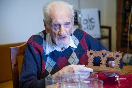 A 100 éves Zoltai Mártont köszöntötték Székesfehérváron