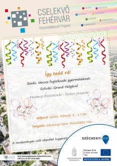 Farsangi jelmezes foglalkozás ma délután a Gárdonyi Géza Művházban