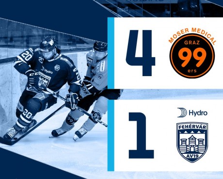 Jégkorong: a második nap sem tudott nyerni a Fehérvár Grazban