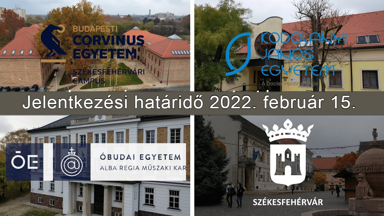 Keddig lehet jelentkezni a felsőoktatásba - mindhárom fehérvári egyetem várja a hallgatókat