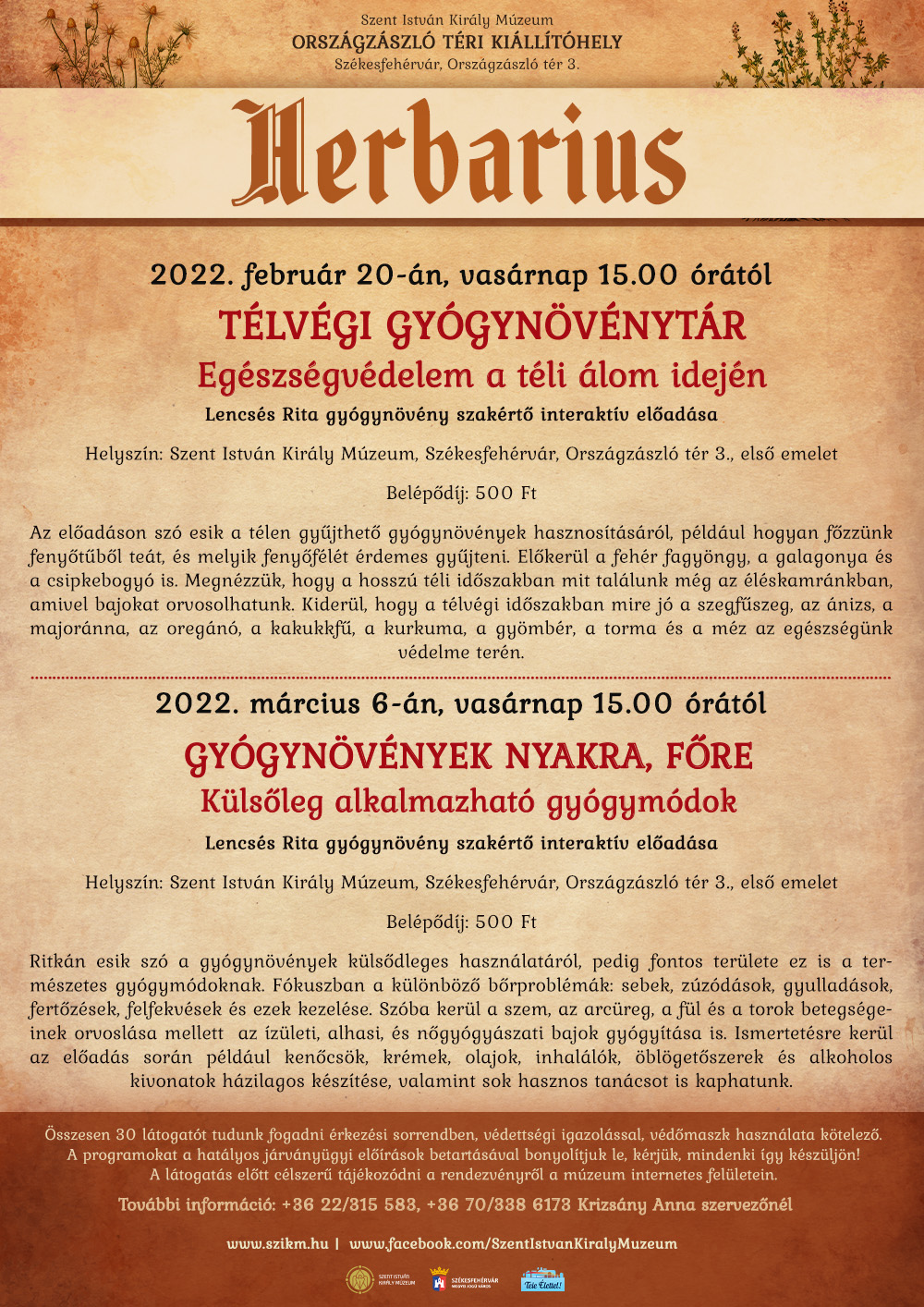 Télvégi gyógynövénytár - egészségvédelem a téli álom idején