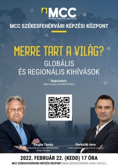 Merre tart a világ? - globális és regionális kihívásokról lesz szó az MCC-ben