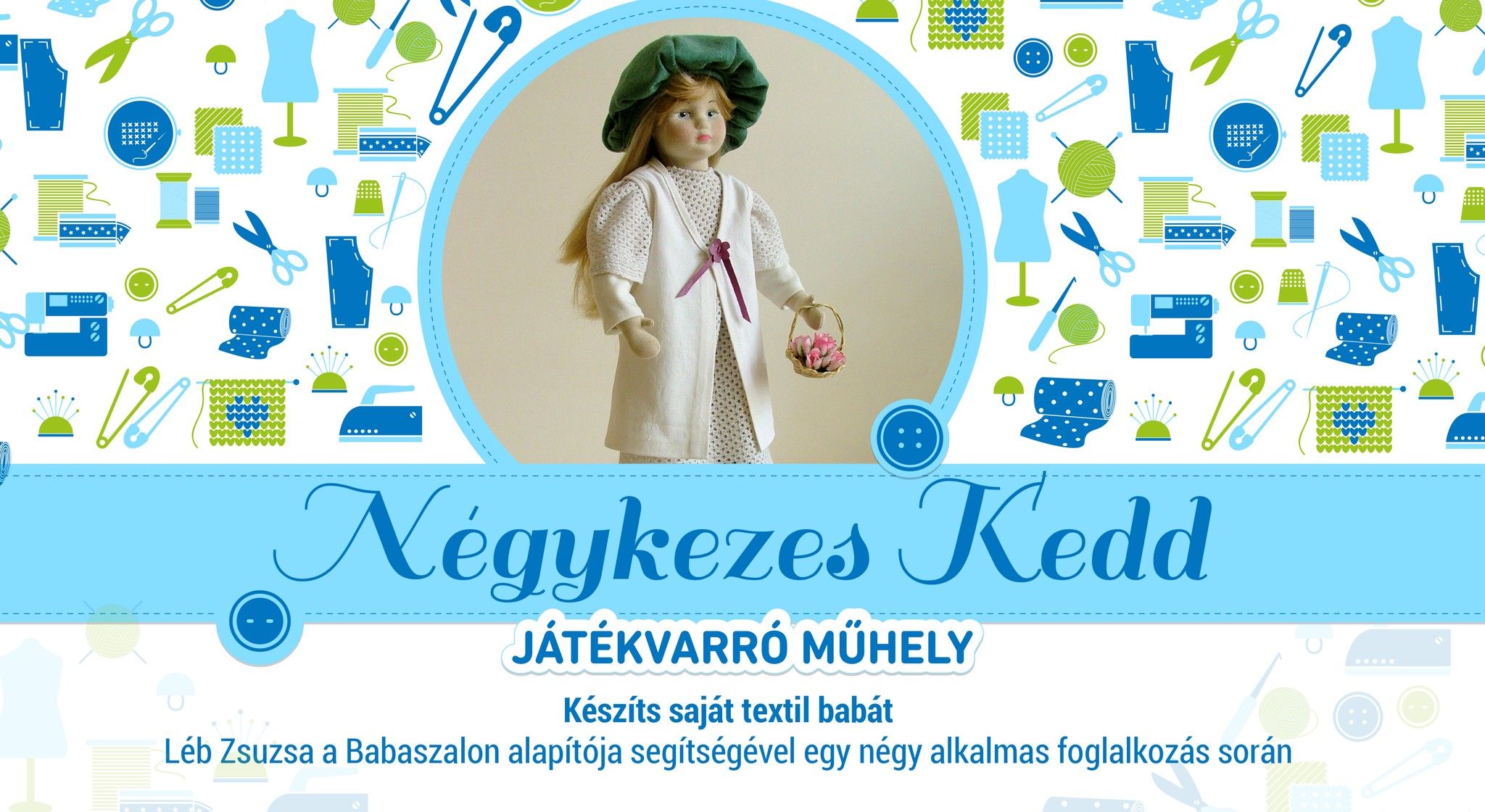 Játékvarró műhellyel folytatódnak a Négykezes Keddek a Hetedhét Játékmúzeumban