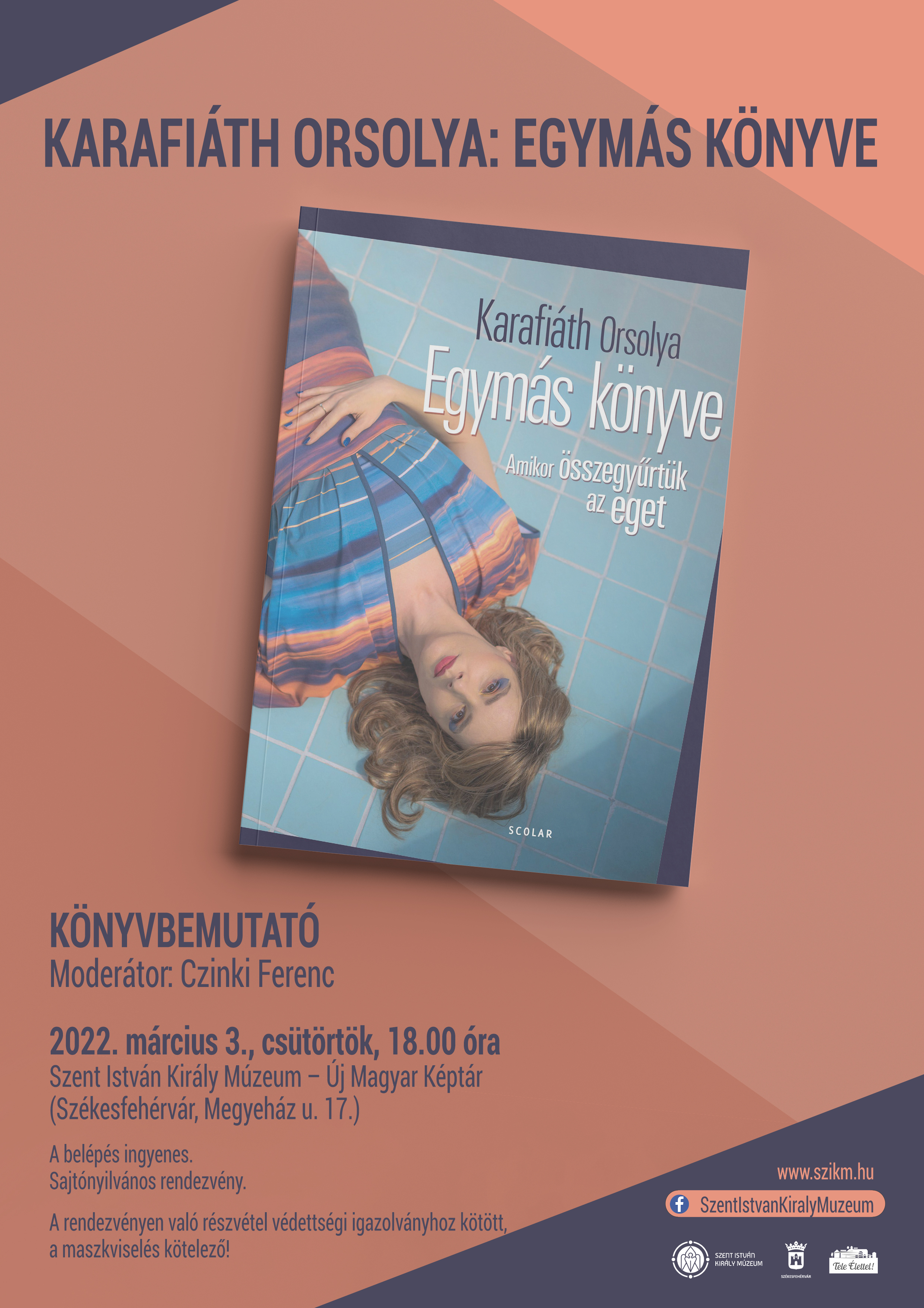Karafiáth Orsolya új könyvét mutatják be az Új Magyar Képtárban