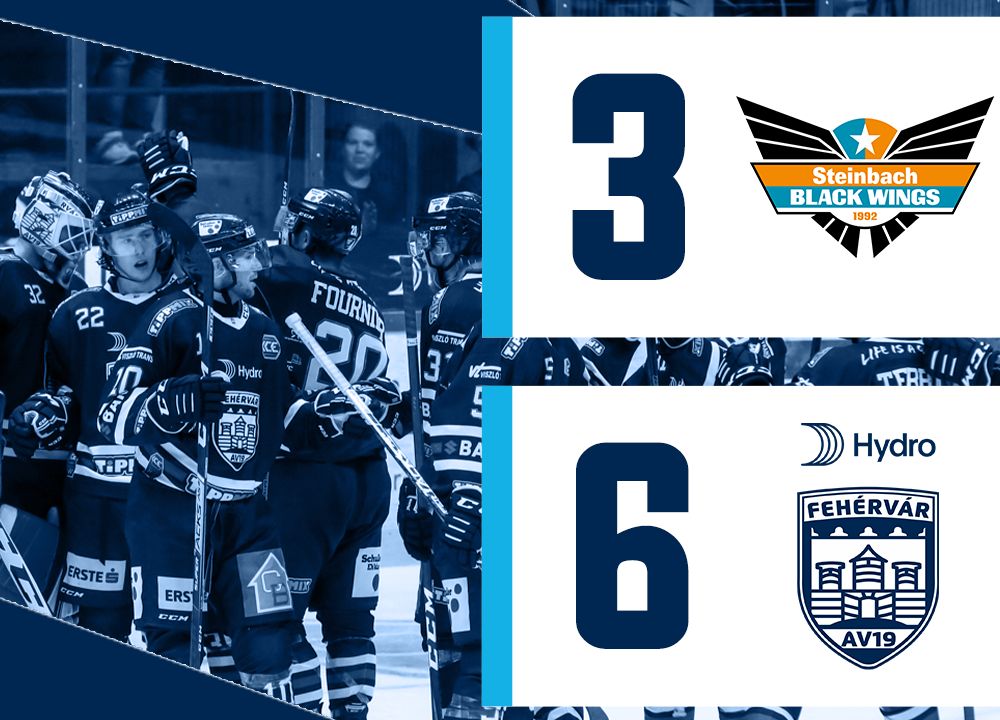 Jégkorong - három gólos Hydro Fehérvár AV19 siker Linzben